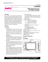 Datasheet LC83025 manufacturer Sanyo