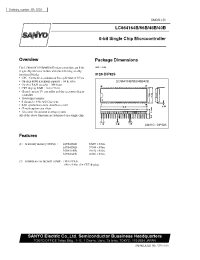 Datasheet LC864148B manufacturer Sanyo
