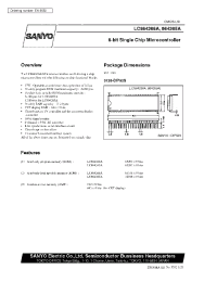 Datasheet LC864266A manufacturer Sanyo