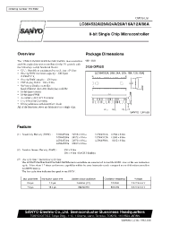 Datasheet LC864516A manufacturer Sanyo
