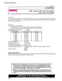 Datasheet LC866008 manufacturer Sanyo