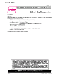 Datasheet LC866412B manufacturer Sanyo