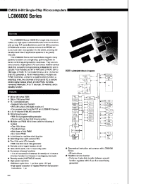 Datasheet LC866416A manufacturer Sanyo