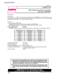 Datasheet LC867108 manufacturer Sanyo