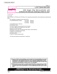 Datasheet LC877248A manufacturer Sanyo
