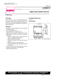 Datasheet LC89051V manufacturer Sanyo