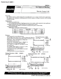 Datasheet LC8910 manufacturer Sanyo