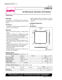 Datasheet LC895126 manufacturer Sanyo