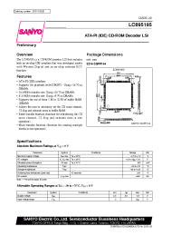 Datasheet LC895195 manufacturer Sanyo