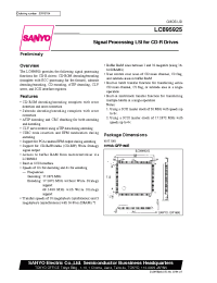 Datasheet LC895925 manufacturer Sanyo