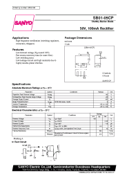 Datasheet SB01-05 manufacturer Sanyo