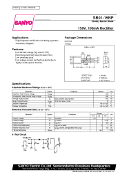 Datasheet SB01-15NP manufacturer Sanyo