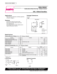 Datasheet SB01W05C manufacturer Sanyo
