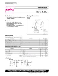 Datasheet SB10-05PCP manufacturer Sanyo