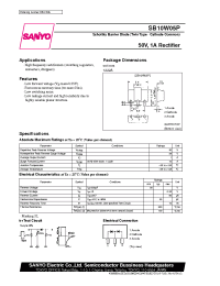 Datasheet SB10W05P manufacturer Sanyo