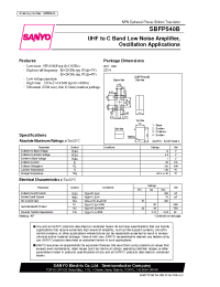 Datasheet SBFP540B производства Sanyo