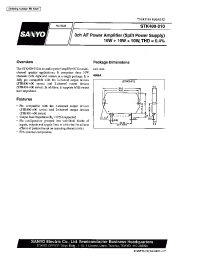 Datasheet STK400-100 manufacturer Sanyo