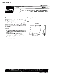 Datasheet STK400-110 manufacturer Sanyo