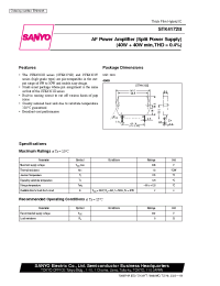 Datasheet STK4172 manufacturer Sanyo