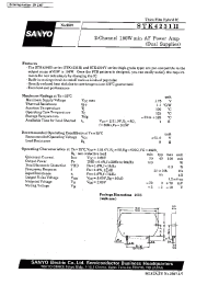 Datasheet STK4231 производства Sanyo