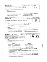 Datasheet STK7561F manufacturer Sanyo