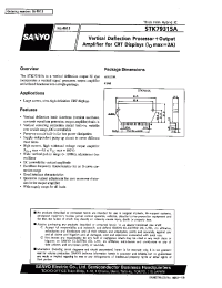 Datasheet STK79315 manufacturer Sanyo