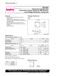 Datasheet SVC353 производства Sanyo