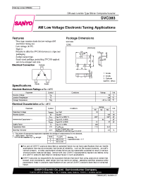 Datasheet SVC383 manufacturer Sanyo