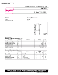 Datasheet SVD102 manufacturer Sanyo