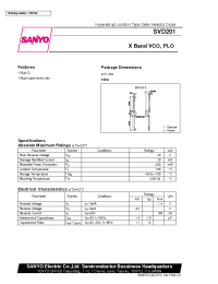 Datasheet SVD201 производства Sanyo