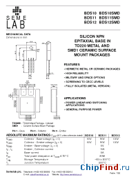 Datasheet BDS11SMD manufacturer SemeLAB