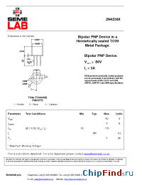 Datasheet BFT37A manufacturer SemeLAB