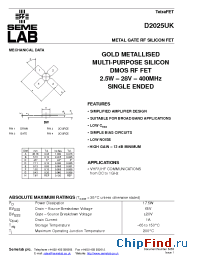 Datasheet BUX98 manufacturer SemeLAB