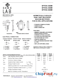 Datasheet BYV34-500SMD manufacturer SemeLAB