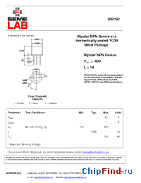 Datasheet CV7723L manufacturer SemeLAB