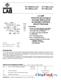 Datasheet IP117MAHVLCC4-8QR-B manufacturer SemeLAB