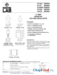 Datasheet IP120G-15-883B manufacturer SemeLAB