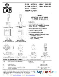 Datasheet IP137AG manufacturer SemeLAB