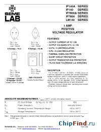 Datasheet IP140AG-12-883B manufacturer SemeLAB