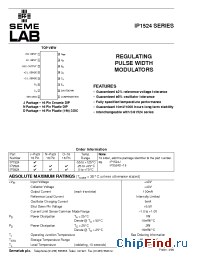 Datasheet IP1524 manufacturer SemeLAB