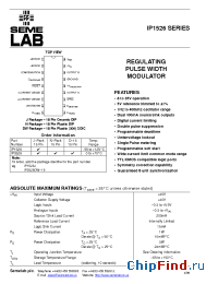 Datasheet IP1526J-883B manufacturer SemeLAB