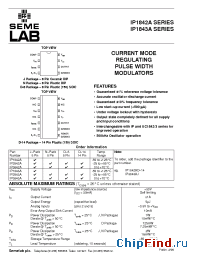 Datasheet IP1843A manufacturer SemeLAB