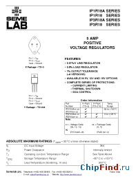 Datasheet IP1R18A05-V manufacturer SemeLAB