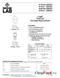 Datasheet IP1R18K-05 manufacturer SemeLAB