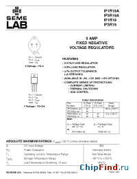 Datasheet IP1R19 manufacturer SemeLAB