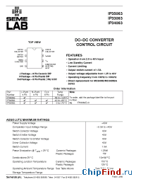 Datasheet IP33063J manufacturer SemeLAB