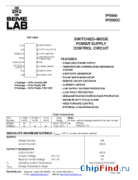 Datasheet IP5560J-DESC manufacturer SemeLAB