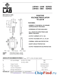 Datasheet LM7812-220M-QR-B производства SemeLAB