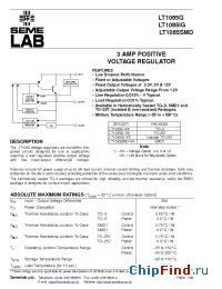 Datasheet LT1085SMD-3V3 manufacturer SemeLAB
