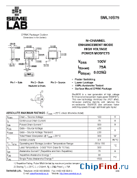 Datasheet SML10S75 manufacturer SemeLAB